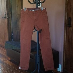 Zara cuff detail  men's cotton pants.